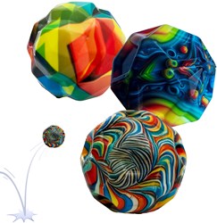 Schildkröt set de balles rebondissantes - High Bounce Balls pour enfants et entraînement