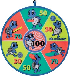 Schildkröt jeu de fléchettes souples avec cible Velcro et balles