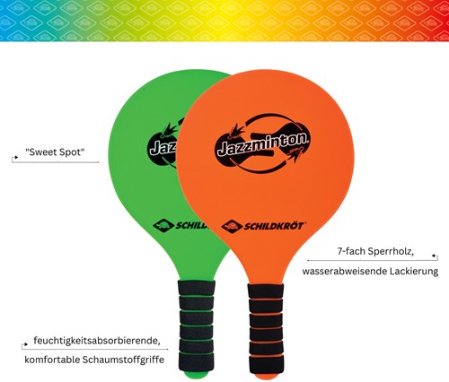 Schildkröt Jazzminton set beachball LED birdies plaisir de jeu-3