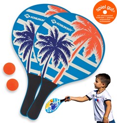 Schildkröt jeu de plage set de raquettes en bois - jouet tennis plage