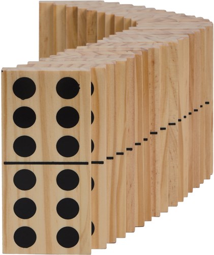 Schildkröt Domino jeu en bois FSC - jeu de société classique pour enfants-2