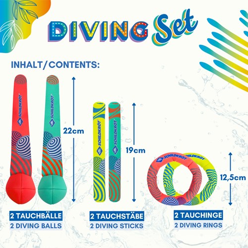 Schildkröt jouet de plongée set néoprène 6 pièces enfants piscine-2