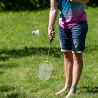 Schildkröt set de badminton 2 joueurs loisir avec raquettes et volants-2