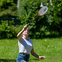 Schildkröt set de badminton 2 joueurs loisir avec raquettes et volants-3
