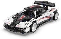 CADA - Rétrofriction - Pull-back - 1:18 Voiture de course - Blanc - 321pcs