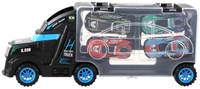 Camion jouet avec 4 voitures incluses - 33x12x7cm - Véhicule jouet