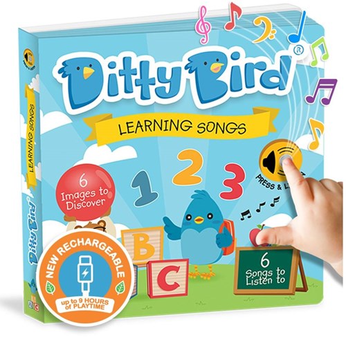 Ditty Bird livre sonore apprentissage interactif pour tout-petits et enfants d'âge préscolaire