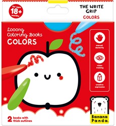 Banana Panda Looong Livre de Coloriage: La poignée d'écriture colore 18+