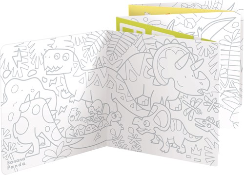 Banana Panda livre de coloriage looong : J'adore colorier Dinos 4+-3