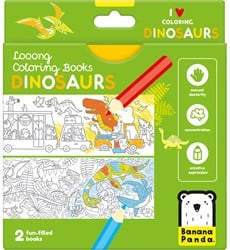 Banana Panda livre de coloriage looong : J'adore colorier Dinos 4+