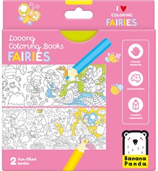 Banana Panda Looong Livre de Coloriage: J'adore colorier les fées 4+