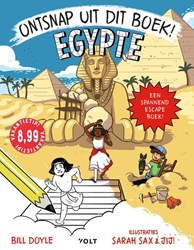Querido Livre d'évasion Égypte - livre-jeu passionnant pour enfants 8+