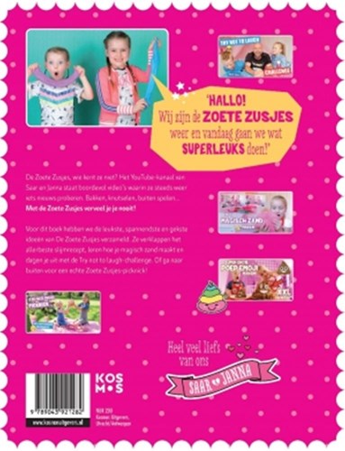 Kosmos Mercredi après-midi livre d'activités Sœurs Sucrées bricolage et pâtisserie 4+-2