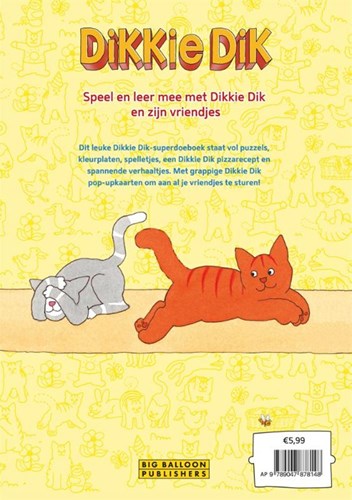 Big Balloon Dikkie Dik super livre d'activités coloriage et jeux 4+-2