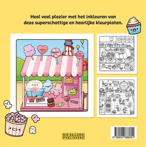 Big Balloon livre de coloriage Cozy livre de coloriage Jammie! pour enfants-2