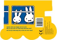 Mercis livre cartonné Miffy voyage en train - livre bébé aventure train-2