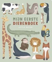Mercis Little Dutch livre d'animaux livre en carton pour tout-petits 1+ éducatif