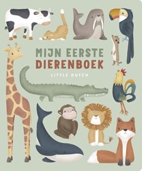 Mercis Little Dutch livre d'animaux livre en carton pour tout-petits 1+ éducatif