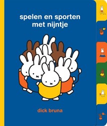 Mercis livre cartonné Miffy jouer et faire du sport - livre bébé interactif 1+