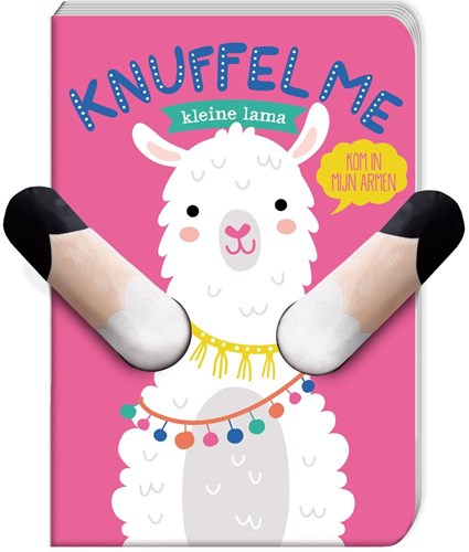 Image Books livre câlin lama livre cartonné interactif marionnette peluche