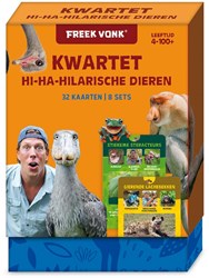 Image Books jeu de cartes quartet Freek Vonk animaux drôles 4+ éducatif
