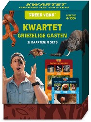 Image Books jeu de cartes animaux Freek Vonk Animaux effrayants 4+ quartet