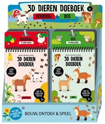 Image Books livre d'activités animaux 3D display - jouet créatif et bricolage