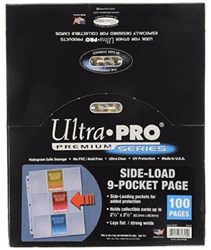Ultra Pro classeur de rangement cartes 9 pochettes transparent - 100 pièces