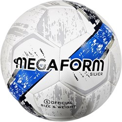 Megaform ballon de football Silver 2.0 - Ballon d'entraînement hybride en matériau recyclé