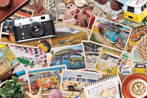 Eurographics puzzle VW Road Trips - Boîte en fer blanc - 550 pièces-2