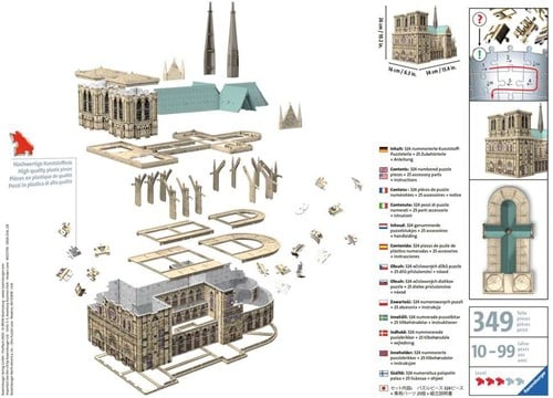 Ravensburger 3D puzzle Notre Dame - Paris 216p-3