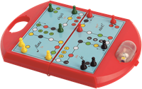 Jumbo Jeu de voyage compact Petits Chevaux junior et original-3