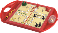 Jumbo Jeu de voyage compact Petits Chevaux junior et original-2