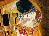 Eurographics Le Baiser (détail) - Gustav Klimt (1000)-2