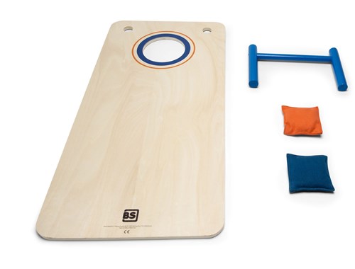 BS Toys Corn Hole jeu de lancer en bois - Jeu de lancer et d’attraper extérieur-3