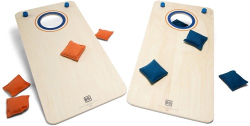 BS Toys Corn Hole jeu de lancer en bois - Jeu de lancer et d’attraper extérieur-2