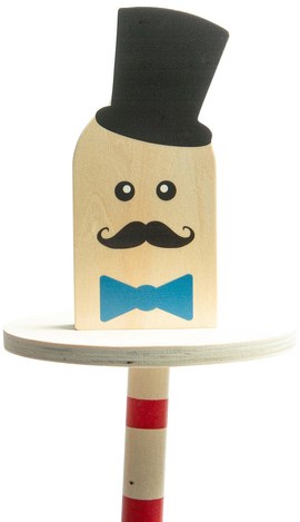 BS Toys Bob d'Équilibre - Jeu de Lancer en Bois FSC Jouet d'Extérieur-2