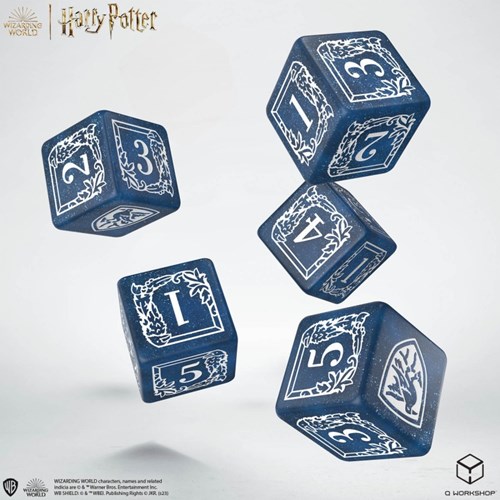 Q-Workshop Harry Potter set de dés Ravenclaw avec pochette - accessoires-2