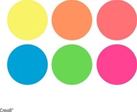 Creall peinture gouache - Set Fluor 6x250ml pour enfants et créatifs-2