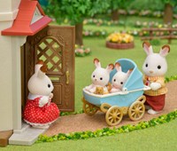 Sylvanian Families set de poupées jumeaux Lapins Chocolat avec accessoires-3