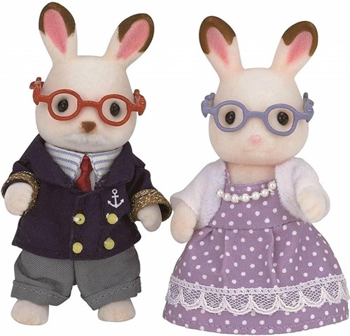 Sylvanian Families Grands Parents Lapin Chocolat - 5190-2