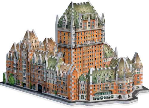 Wrebbit Puzzle 3D - Château Frontenac - 865 pièces - set de construction-2