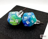 Chessex jouet Boucles d'oreilles Waterlily Mini-Poly D20 Set-2