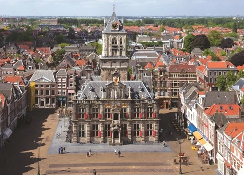 Puzzelman puzzle Delft hôtel de ville 1000 pièces carton adultes-2