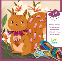 Djeco LES PETITS - ENFILAGE Petit pas avec du fil - FSC MIX