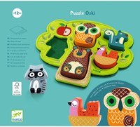 Djeco PUZZLES BOIS - PUZZLES RELIEF Oski - FSC 100%