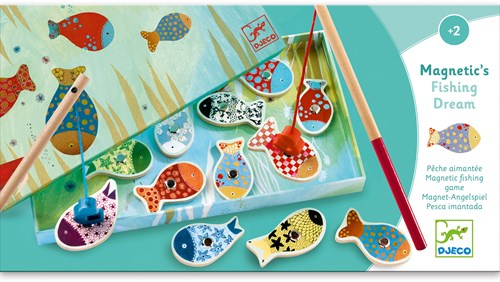 Djeco JEUX  EDUCATIFS BOIS - PÊCHES MAGNETIQUES Fishing Dream - FSC 100%