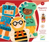 Djeco JEUX  EDUCATIFS BOIS - MAGNETIQUES BOIS Fancy-up - FSC 100%