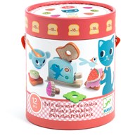 Djeco JEUX D'IMITATION - GOURMANDISES Petit déjeuner du chaton - FSC 100%