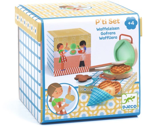 Djeco JEUX D'IMITATION - GOURMANDISES P'TIT SET Gaufrier - FSC 100%